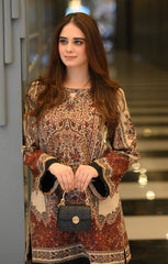 Digital printed Brown co-ord